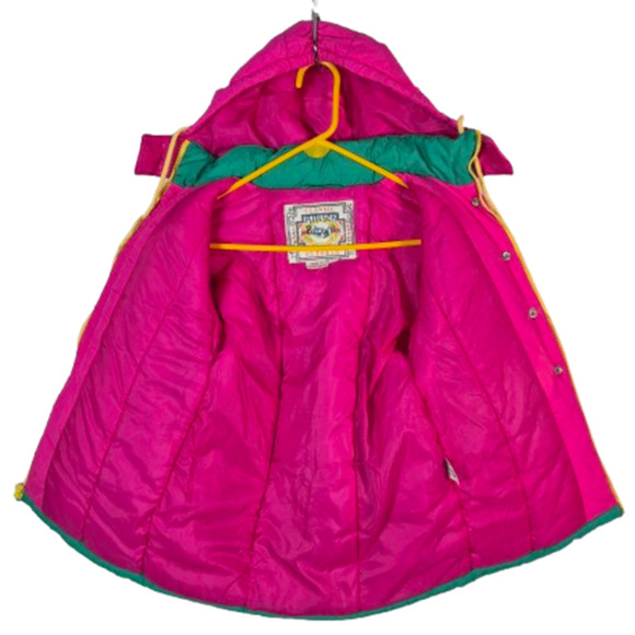 CLASSIC GEAR QUILTEX Vintage Puffy Snow Jacket Youth Size 6X - Picture 4 of 13